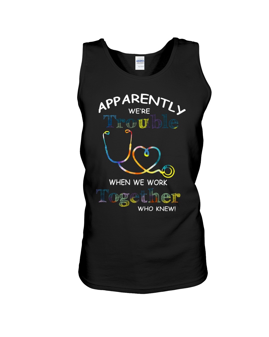 medical mug - we're trouble Unisex Tank
