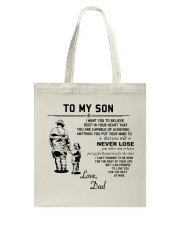 Firefighter Never lose Tote Bag thumbnail