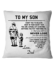 Firefighter Never lose Square Pillowcase thumbnail