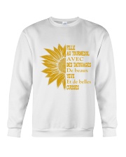 sunflower T-shirt - to girl with tatoos Crewneck Sweatshirt thumbnail