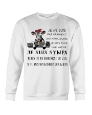 cow mug - I'm more of a mama cow french vs Crewneck Sweatshirt thumbnail