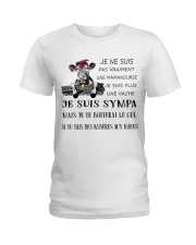 cow mug - I'm more of a mama cow french vs Ladies T-Shirt thumbnail