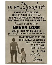 Make it the meaningful message to your daughter 11x17 Poster thumbnail