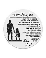 Make it the meaningful message to your daughter Circle Coaster thumbnail