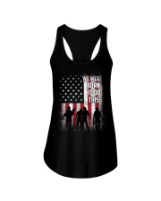 We were born to do this Ladies Flowy Tank thumbnail