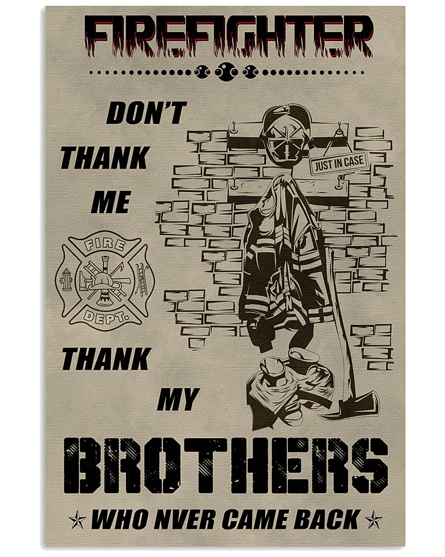 Firefighter Brother 11x17 Poster