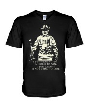 To my son V-Neck T-Shirt thumbnail
