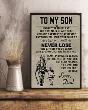 To my son 11x17 Poster lifestyle-poster-3