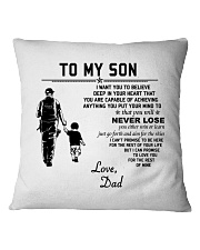 Make it the meaningful message to your son Square Pillowcase thumbnail