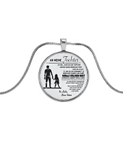 Make it the meaningful message to your daughter Metallic Circle Necklace thumbnail