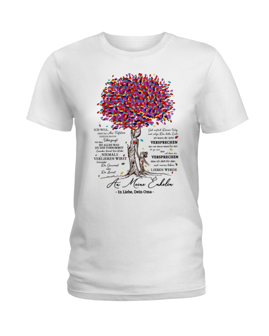 family T-shirt - to granddaughter - never lose Ladies T-Shirt