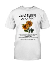 sunflower T-shirt - to wife - never forget that Premium Fit Mens Tee thumbnail
