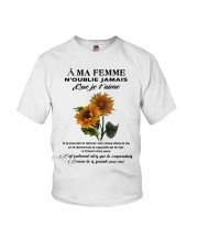 sunflower T-shirt - to wife - never forget that Youth T-Shirt thumbnail