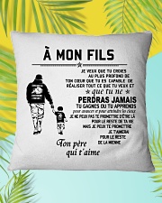 Make it the meaningful message to your son Square Pillowcase aos-pillow-square-front-lifestyle-30