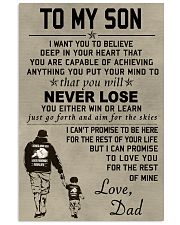 Make it the meaningful message to your son 11x17 Poster thumbnail