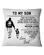 Make it the meaningful message to your son Square Pillowcase thumbnail
