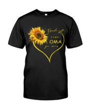 sunflower T-shirt - being a Nana german vs Classic T-Shirt thumbnail