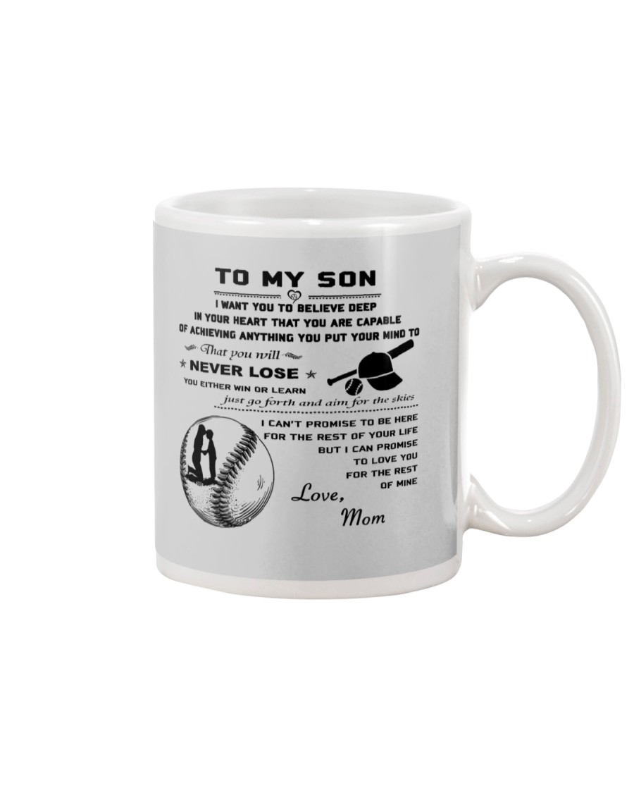 Baseball mug - To my son - Never lose Mug
