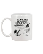 Baseball mug - To my son - Never lose Mug back
