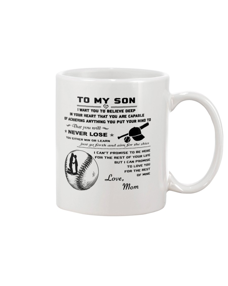 Baseball mug - To my son - Never lose Mug