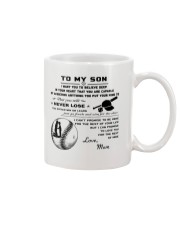 Baseball mug - To my son - Never lose Mug front