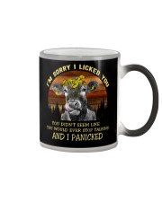 cow mug - I'm sorry I licked you Color Changing Mug thumbnail