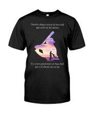 baseball mug - Mom son - baseball player Premium Fit Mens Tee thumbnail