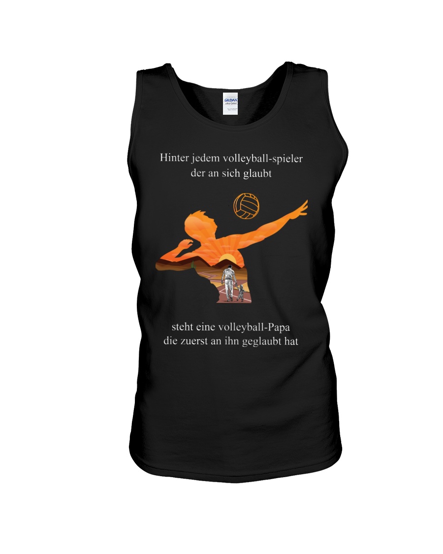 volleyball mug -to dad-volleyball player Unisex Tank