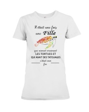 turtle mug - once upon a time Premium Fit Ladies Tee thumbnail
