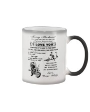 Biker mug - To my husband - I love you Color Changing Mug color-changing-right