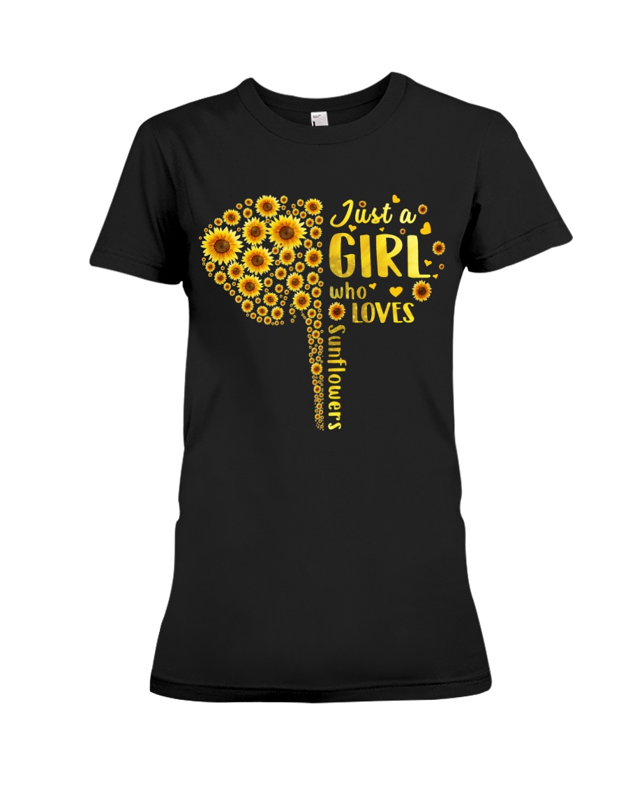 Sunflower girl Premium Fit Ladies Tee