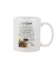 Make it the meaningful message to your son Mug front
