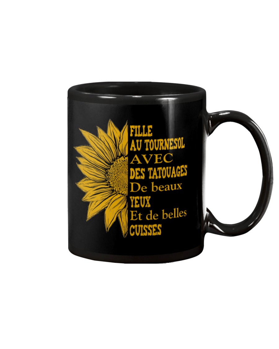 sunflower mug - to girl with tatoos Mug