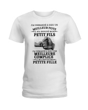 family mug - I asked God French vs Ladies T-Shirt thumbnail