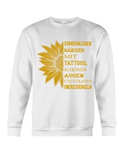sunflower mug - to girl with tatoos Crewneck Sweatshirt thumbnail