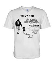 Poster for your daughter Pink version DE2 V-Neck T-Shirt thumbnail