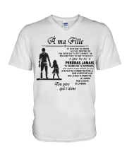 Make it the meaningful message to your daughter V-Neck T-Shirt thumbnail