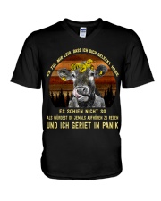 cow T-shirt - I'm sorry I licked you german vs V-Neck T-Shirt thumbnail