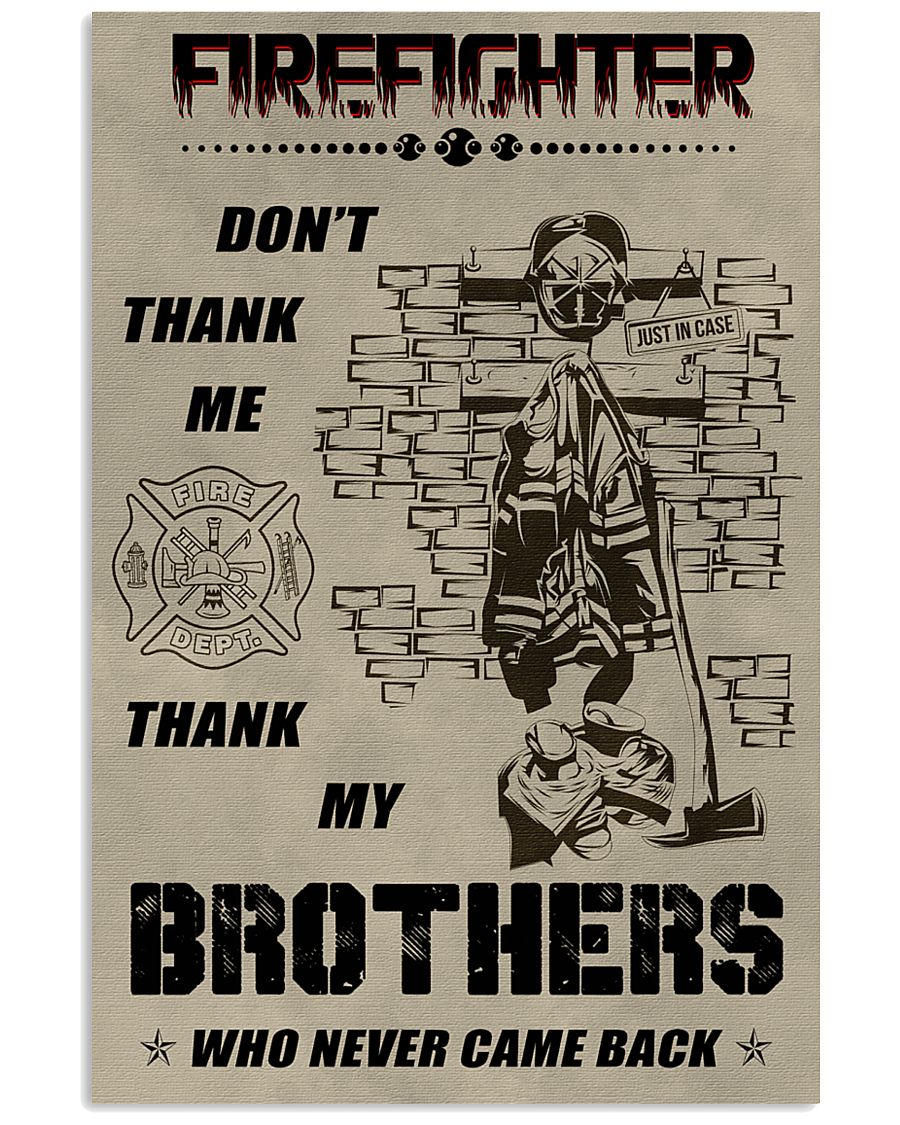 Firefighter Brother 11x17 Poster