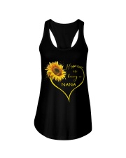 sunflower mug- being a Nana Ladies Flowy Tank thumbnail