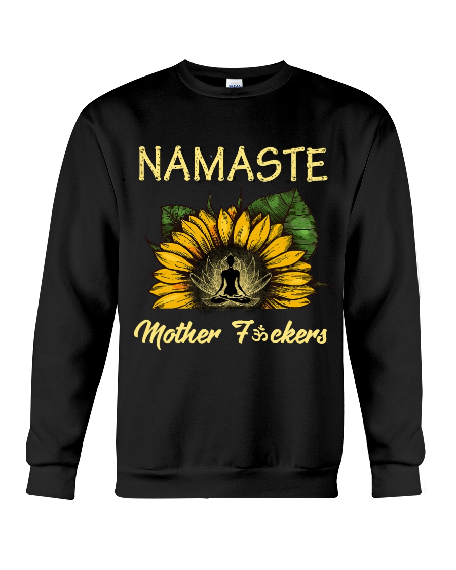sunflower T-shirt - yoga Namaste Crewneck Sweatshirt