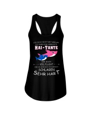 shark mug - Don't mess with me german vs Ladies Flowy Tank thumbnail