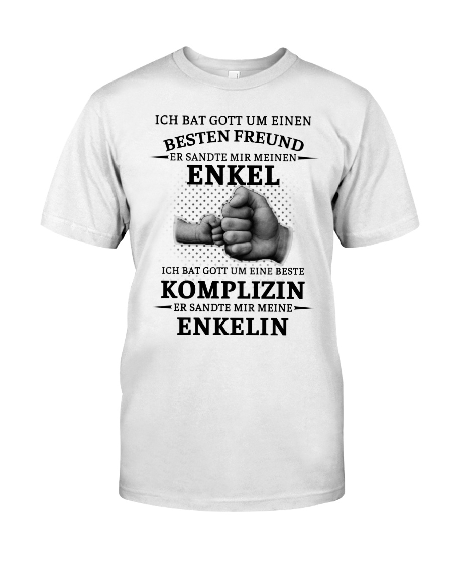 family T-shirt - I asked God German vs Classic T-Shirt