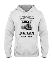 family T-shirt - I asked God German vs Hooded Sweatshirt thumbnail