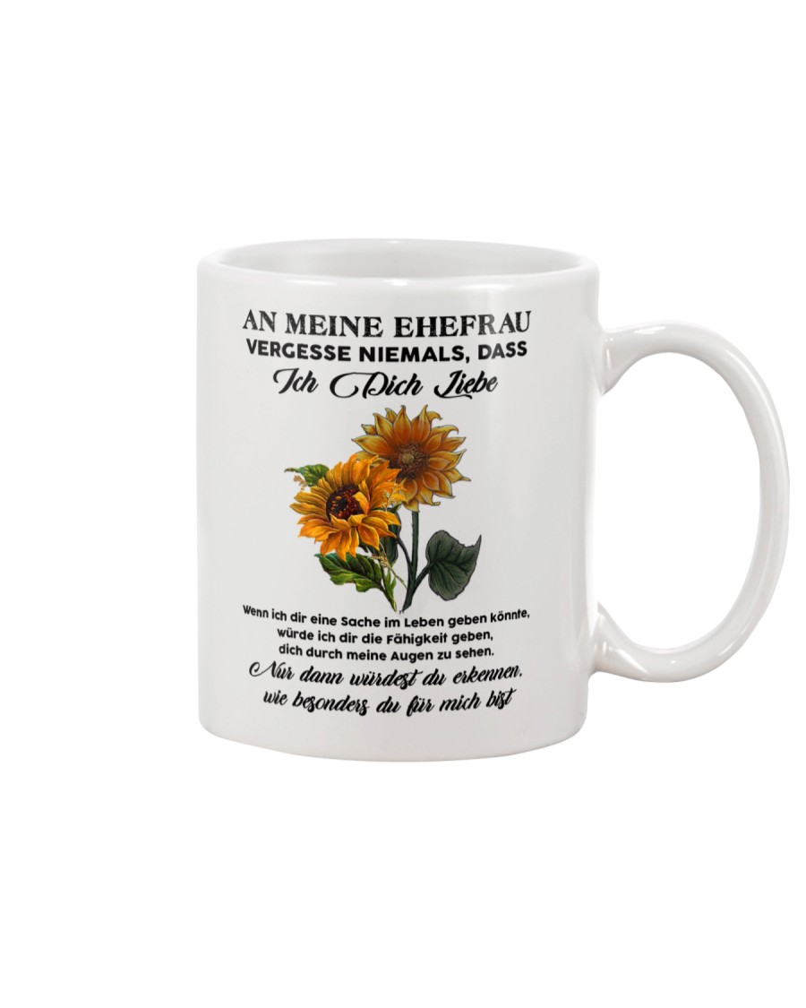 sunflower mug - to wife - never forget that Mug