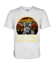 cow T-shirt - I'm sorry I licked you french vs V-Neck T-Shirt thumbnail