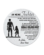 Make it the meaningful message to your son Circle Coaster thumbnail