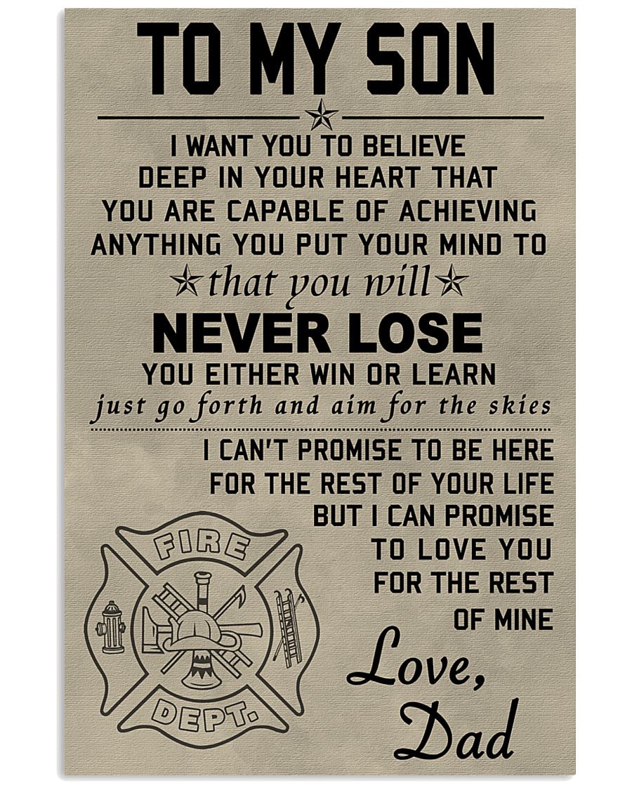 To my Son 11x17 Poster