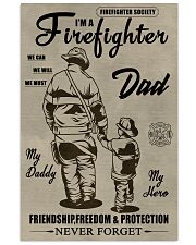 My daddy Firefighter 11x17 Poster front