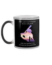 baseball mug - to Mom - baseball player Color Changing Mug color-changing-left
